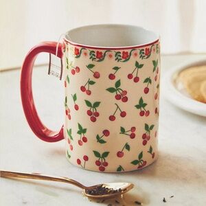 RIFLE PAPER CO. Stoneware Cherries Mug